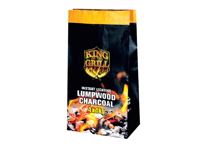 KING OF THE GRILL Instant Lighting Lumpwood Charcoal