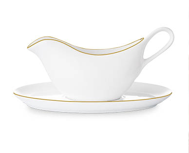Luxe Gravy Boat and Saucer