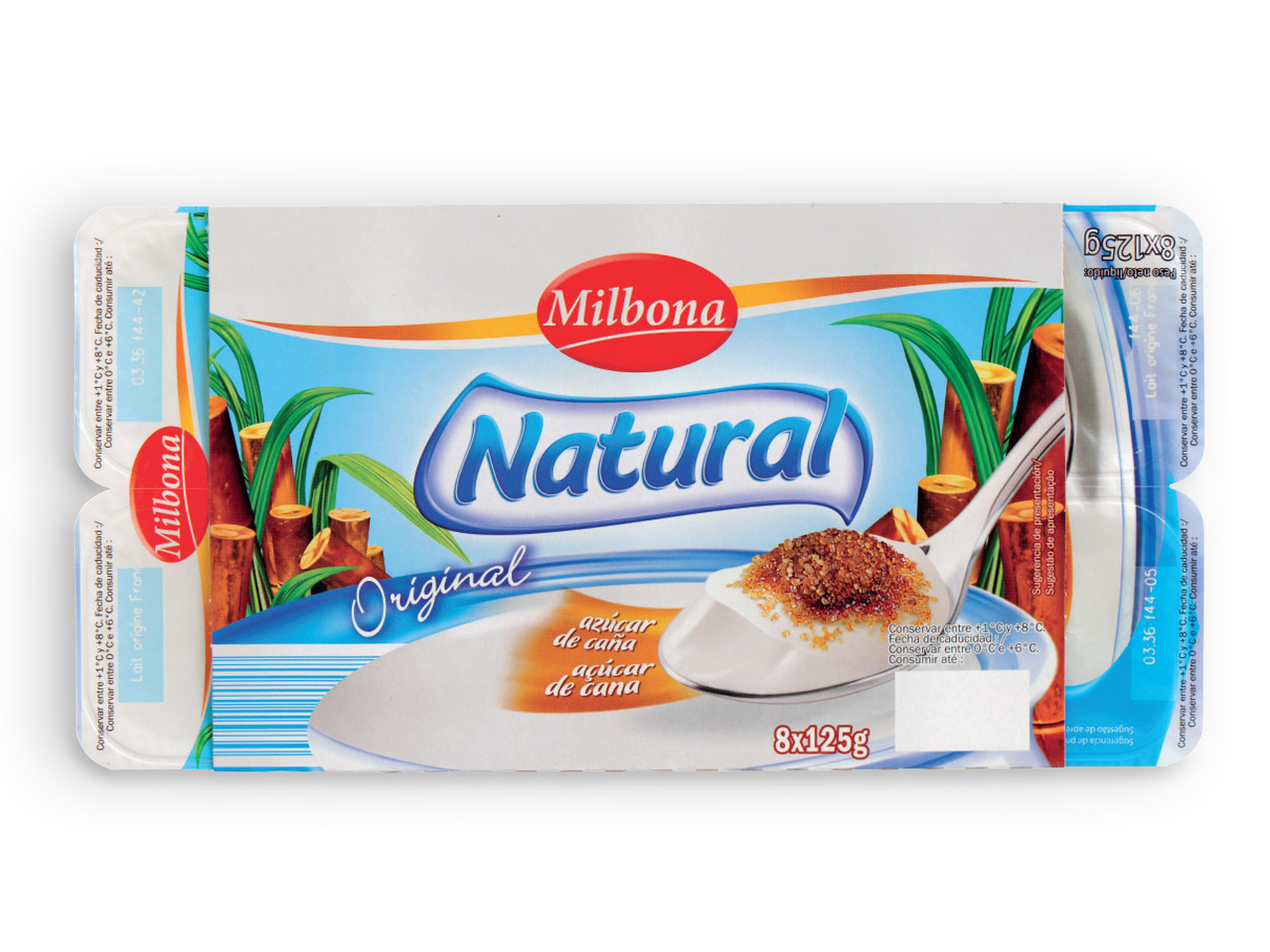 MILBONA(R) Iogurte Natural Açucarado