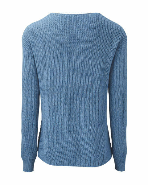 Avenue Ladies' Blue Knitted Jumper