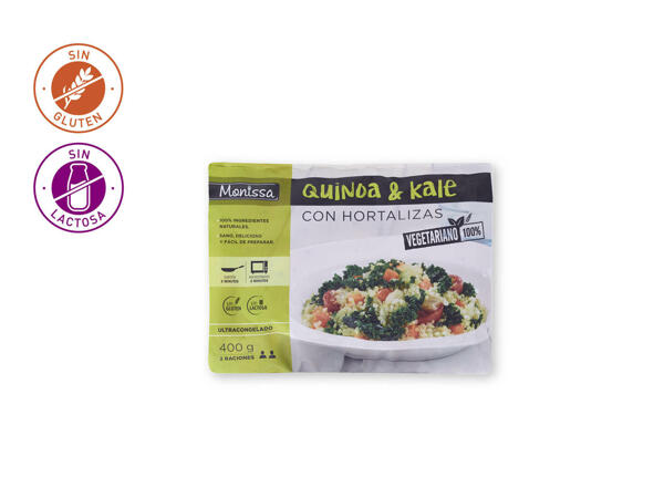 'Monissa(R)' Quinoa y kale con hortalizas