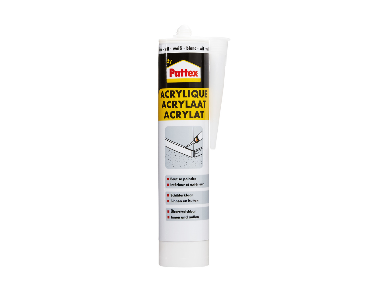 Joint silicone ou mastic acrylique