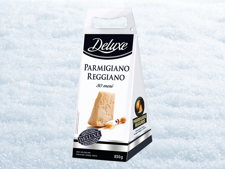 Parmigiano Reggiano, cutit inclus