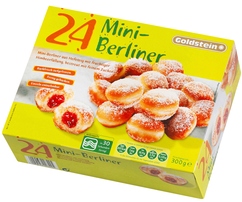 24 mini-beignets fourrés