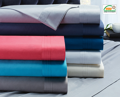 480 Thread Count Bamboo Cotton Fitted Sheet Set - Queen Size
