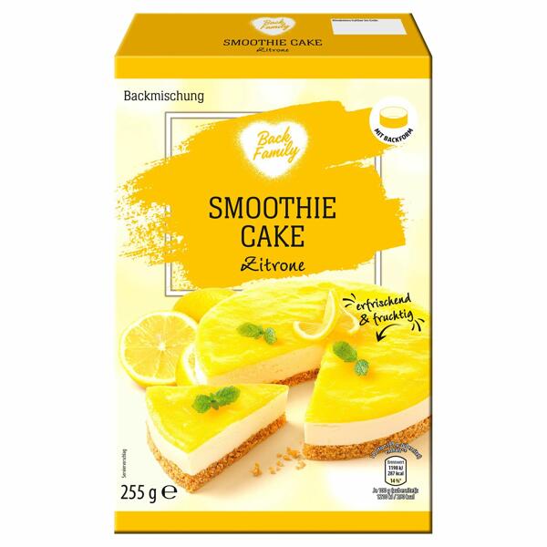 Back Family Smoothie Cake Zitrone 255 g*