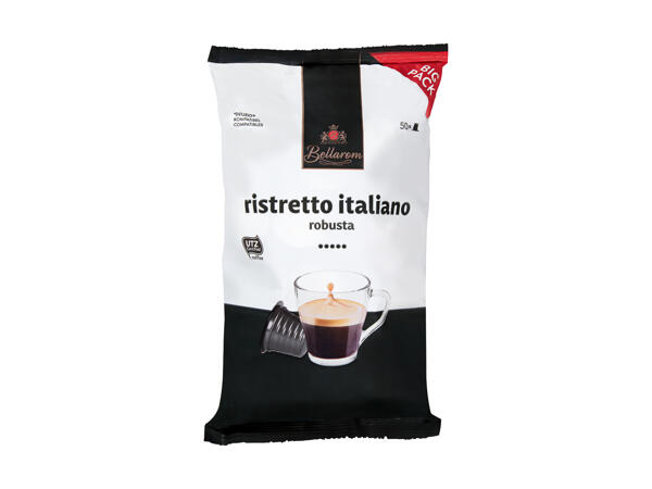 Capsule di caffè ristretto italiano