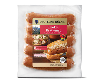 Deutsche Küche Smoked Bratwurst or Knackwurst