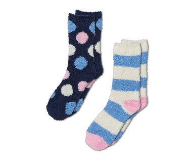 Serra 2-Pair Fuzzy Slipper Socks