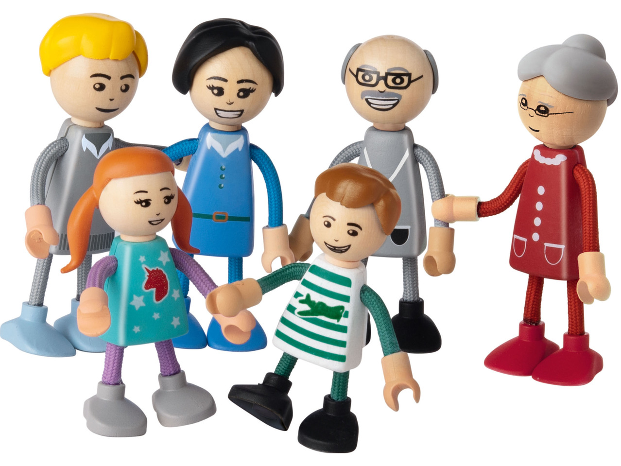 Set mobili in miniatura o set personaggi per casa bambole