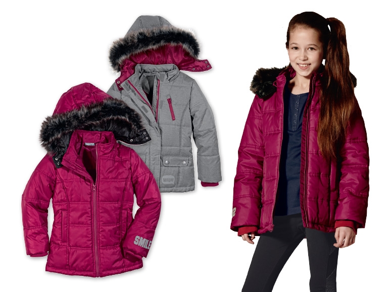 Pepperts Girls' Quilted Jacket