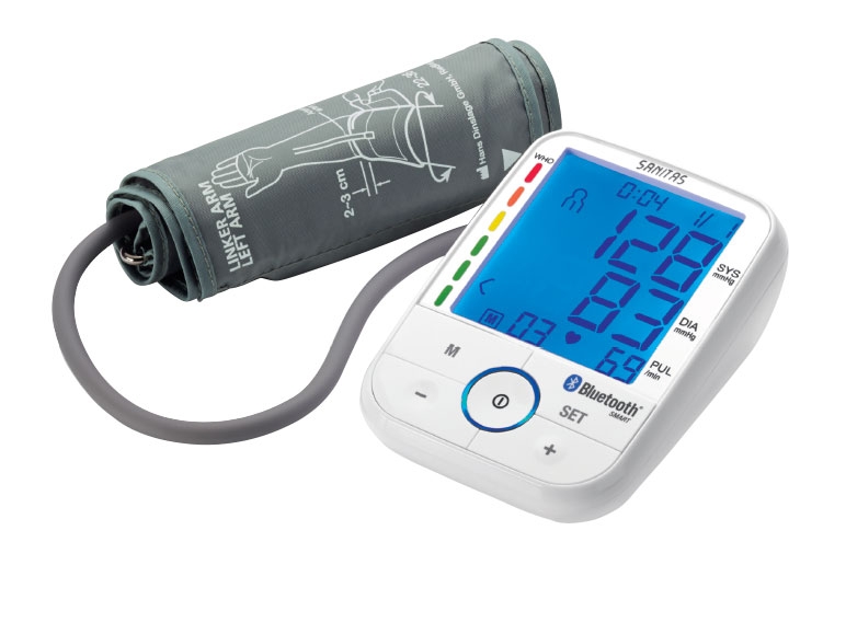 Sanitas Bluetooth(R) Upper Arm Blood Pressure Monitor