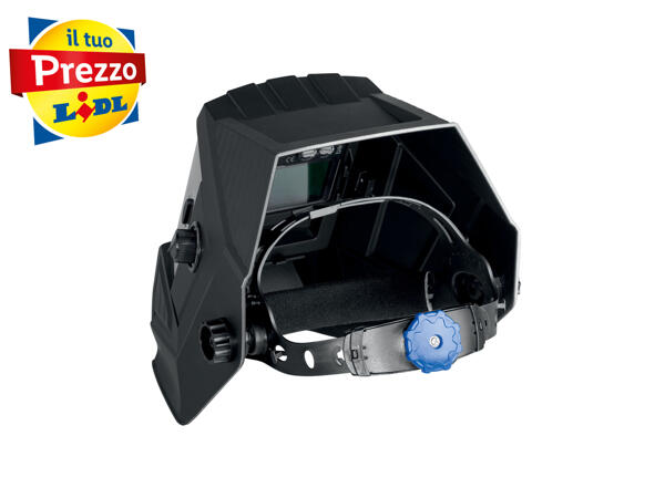 Maschera automatica da saldatore con LED