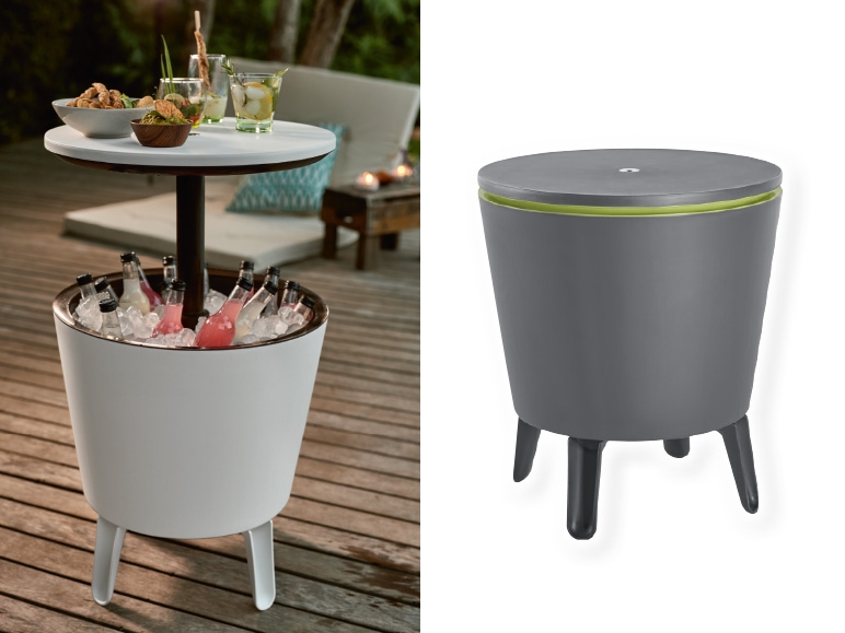LIVARNO LIVING(R) Party Table with Built-in Ice Bucket