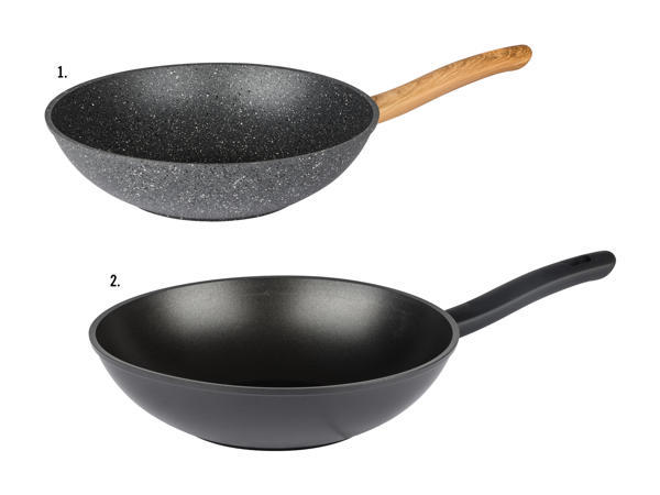 Poêle/ wok en aluminium