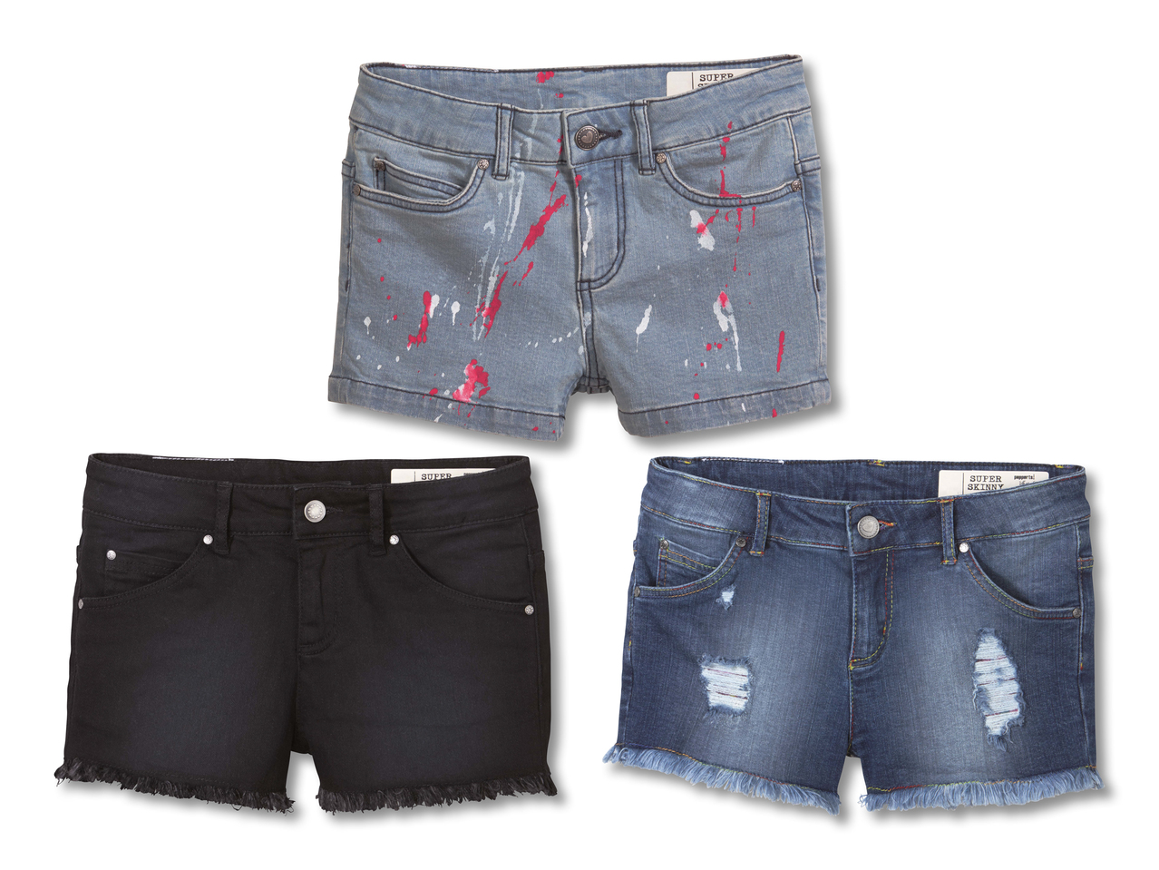 Mädchen-Jeans-Shorts1