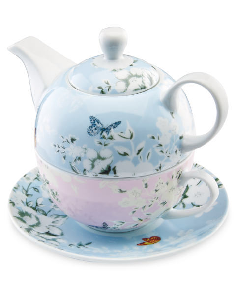 Butterfly Tea For 1 Set