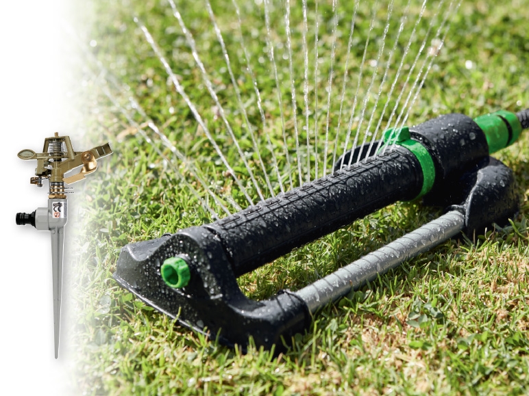 FLORABEST Rectangular Garden Sprinkler/ Impact Sprinkler