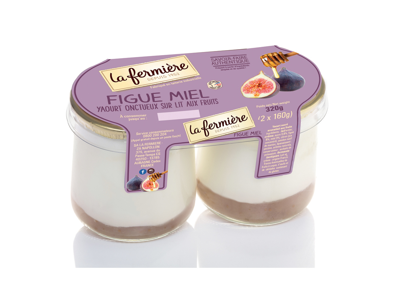 2 yaourts brassés figue-miel1
