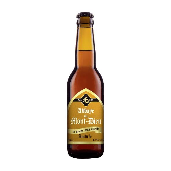 ABBAYE DU MONT-DIEU(R) 				Bière ambrée 6,5°