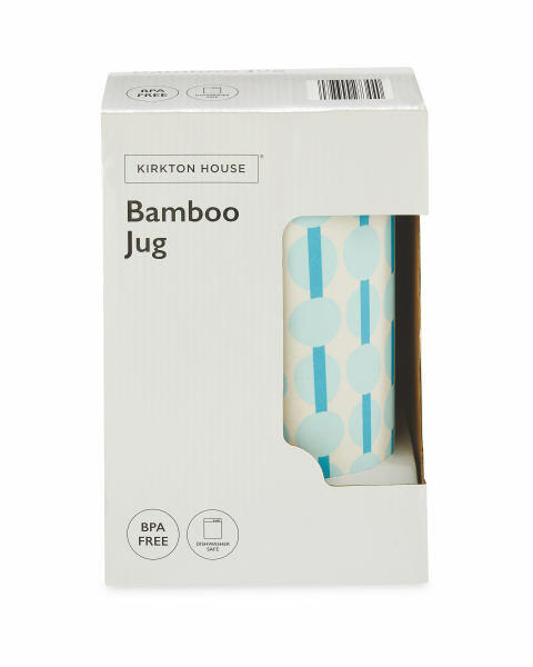 Blue Spot Bamboo Jug