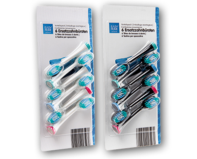 Testine di ricambio per spazzolino sonico a batteria EASY HOME(R)