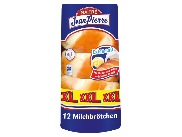 MAÎTRE JEAN PIERRE Milchbrötchen 10 + 2 gratis