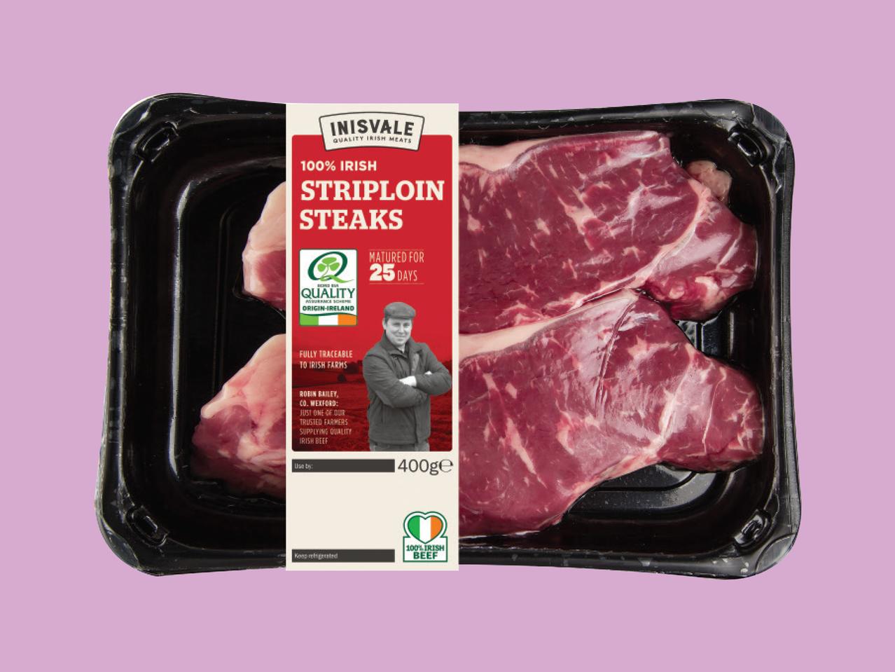 INISVALE Striploin Steaks