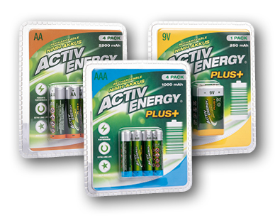 Batterie NiMH ad alte prestazioni ACTIV ENERGY