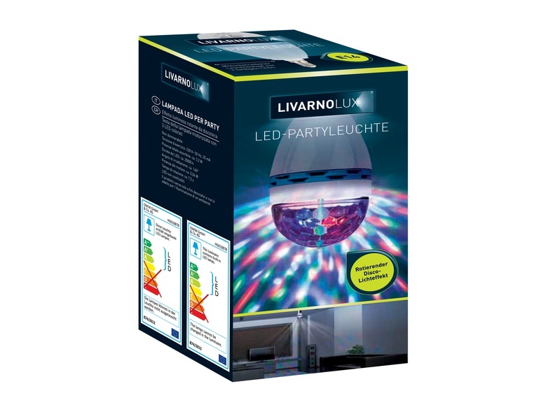 Bec LED color rotativ, 3 modele