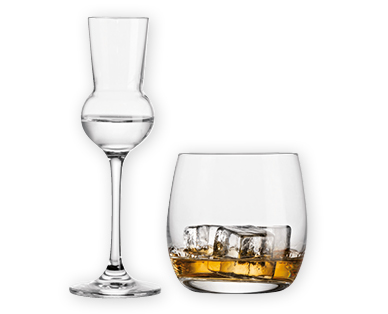 Set di bicchieri da grappa/whisky, 6 pezzi CROFTON(R)