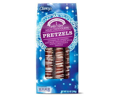 Clancy's Chocolate Pretzels or Chocolate Caramel Corn Gift Box