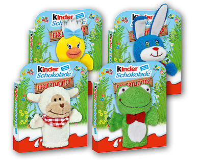 KINDER(R) Marionnettes à doigt et chocolat