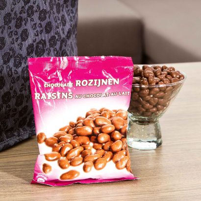Raisins secs au chocolat