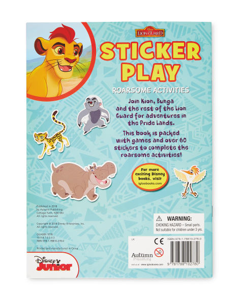 Disney Jr. Lion Sticker Book