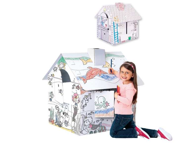 Playtive Junior Colour-In Playhouse