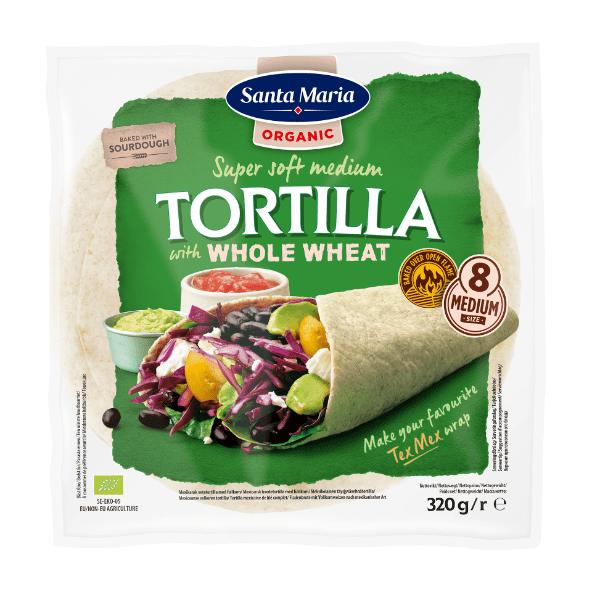 Økologiske soft tortilla