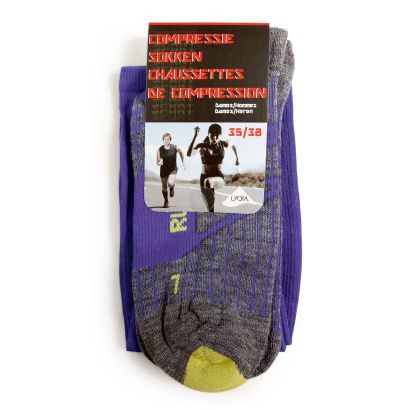 Chaussettes de compression de sport pour dames et hommes