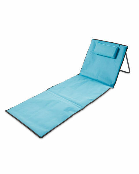 Blue Foldable Beach Mat/Backrest