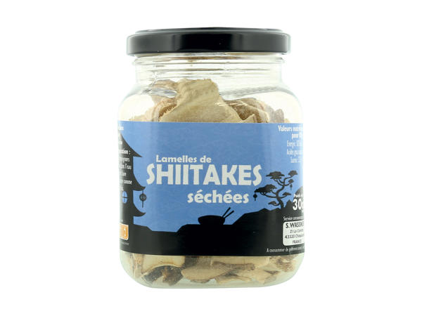 Shiitake en lamelles