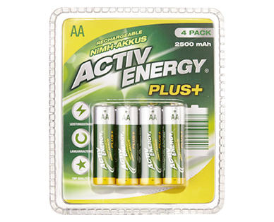 ACTIVE ENERGY(R) NiMH-Akkus