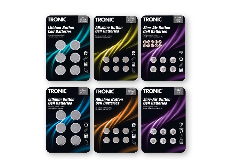TRONIC(R) Coin Cell Battery Assortment