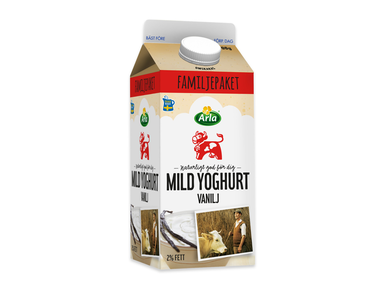 Mild yoghurt vanilj