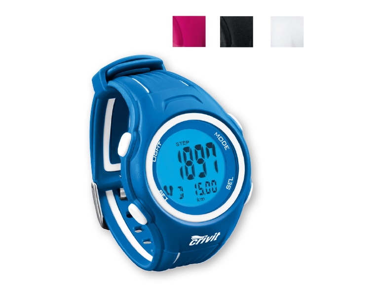 CRIVIT Heart Rate Monitor Watch with Chest Monitor and Pedometer