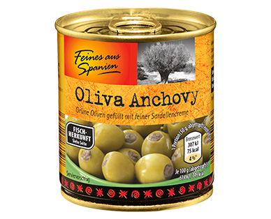 Spanische Oliven, gefüllt