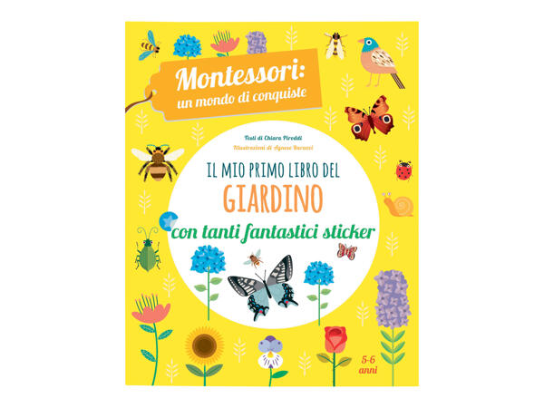 Album da colorare con sticker per bambini Montessori