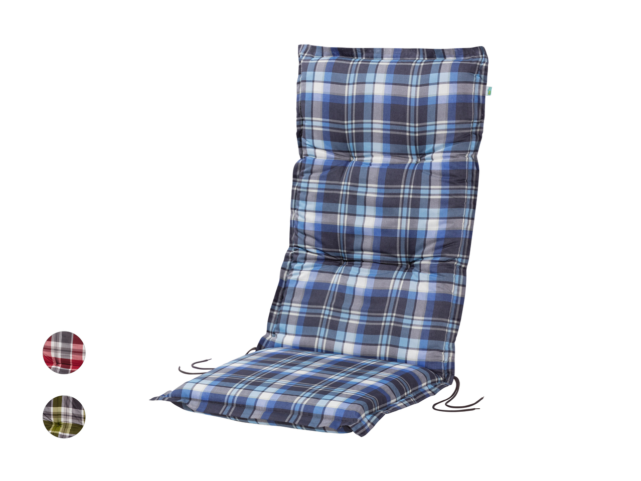 Cuscino imbottito per sedia sdraio con schienale alto