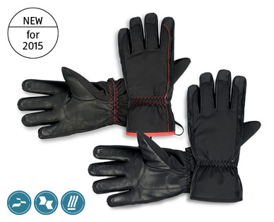 Leather Faced Ski Gloves