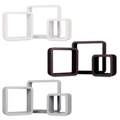 Cubes muraux design, 3 pcs