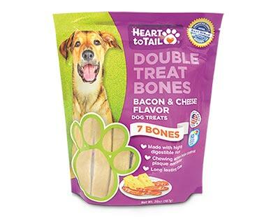 Heart to Tail 
 Double Treat Bones Bacon & Cheese or Chicken